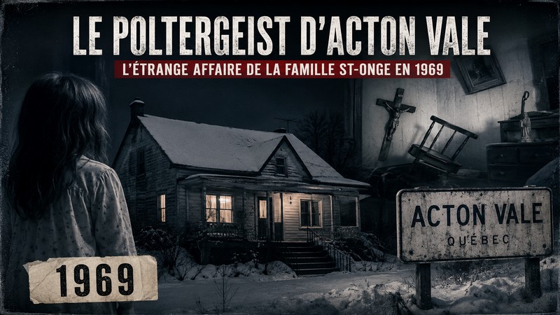Poltergeist d’Acton Vale : l’affaire St-Onge qui a marqué le Québec