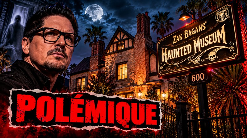 Façade du Haunted Museum de Zak Bagans à Las Vegas, au cœur d'une enquête sur son histoire paranormale